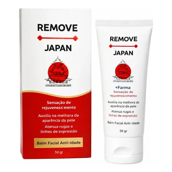 Remove Japan +Farma Balm Facial Anti-idade 50g